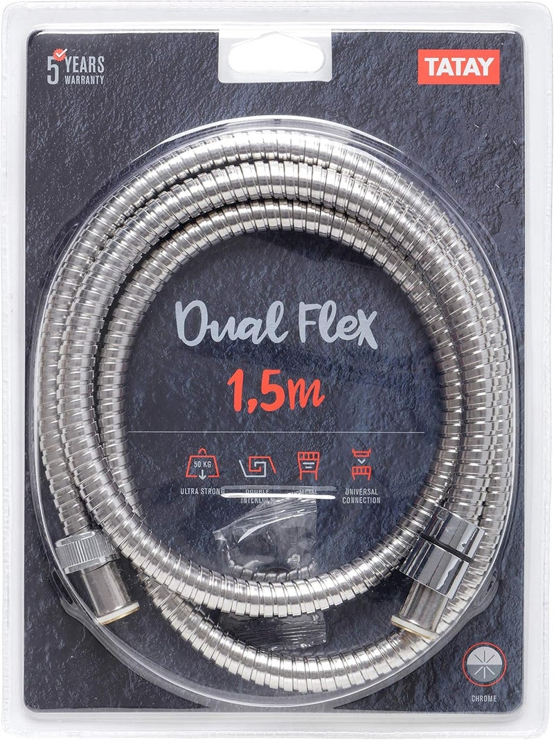 TATAY Brass Shower Hose 1.5m Flexo - Image 2